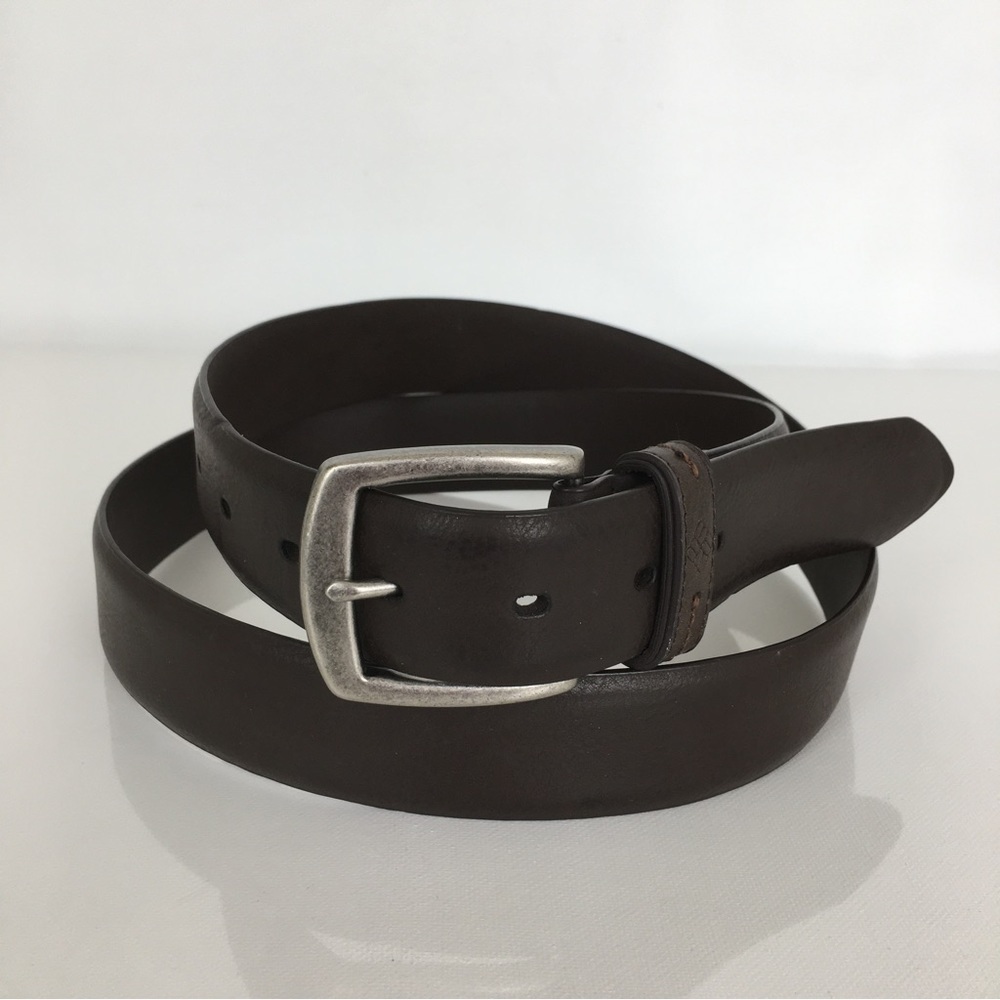 Columbia Vegan Leather Belt Dark Brown Men’s Size XL 42-44